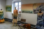 Kleita/ tunika ar tilla volānu "Rozā gaismā" - Image 5