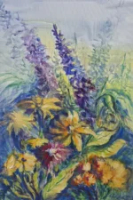 Glezna "Ziedi Rundāles dārzā" - Image 2