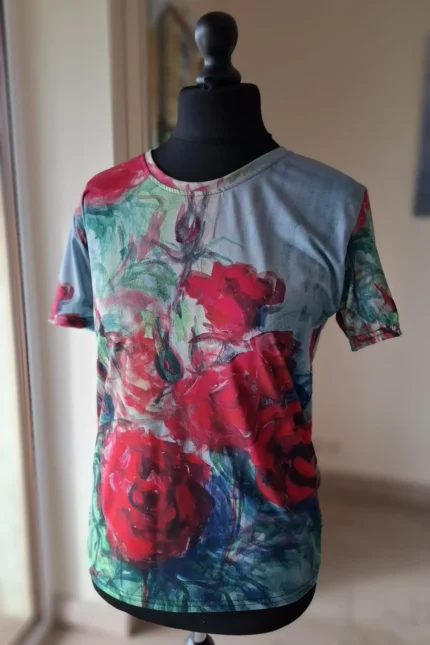 Sieviešu T-krekls "Sarkanās rozes"